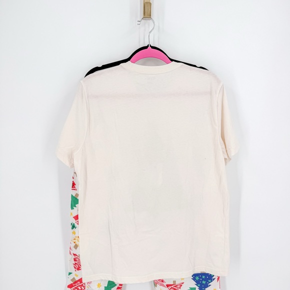 Old Navy Cream and Multicolored Christmas Pajama Set - Picture 7 of 8
